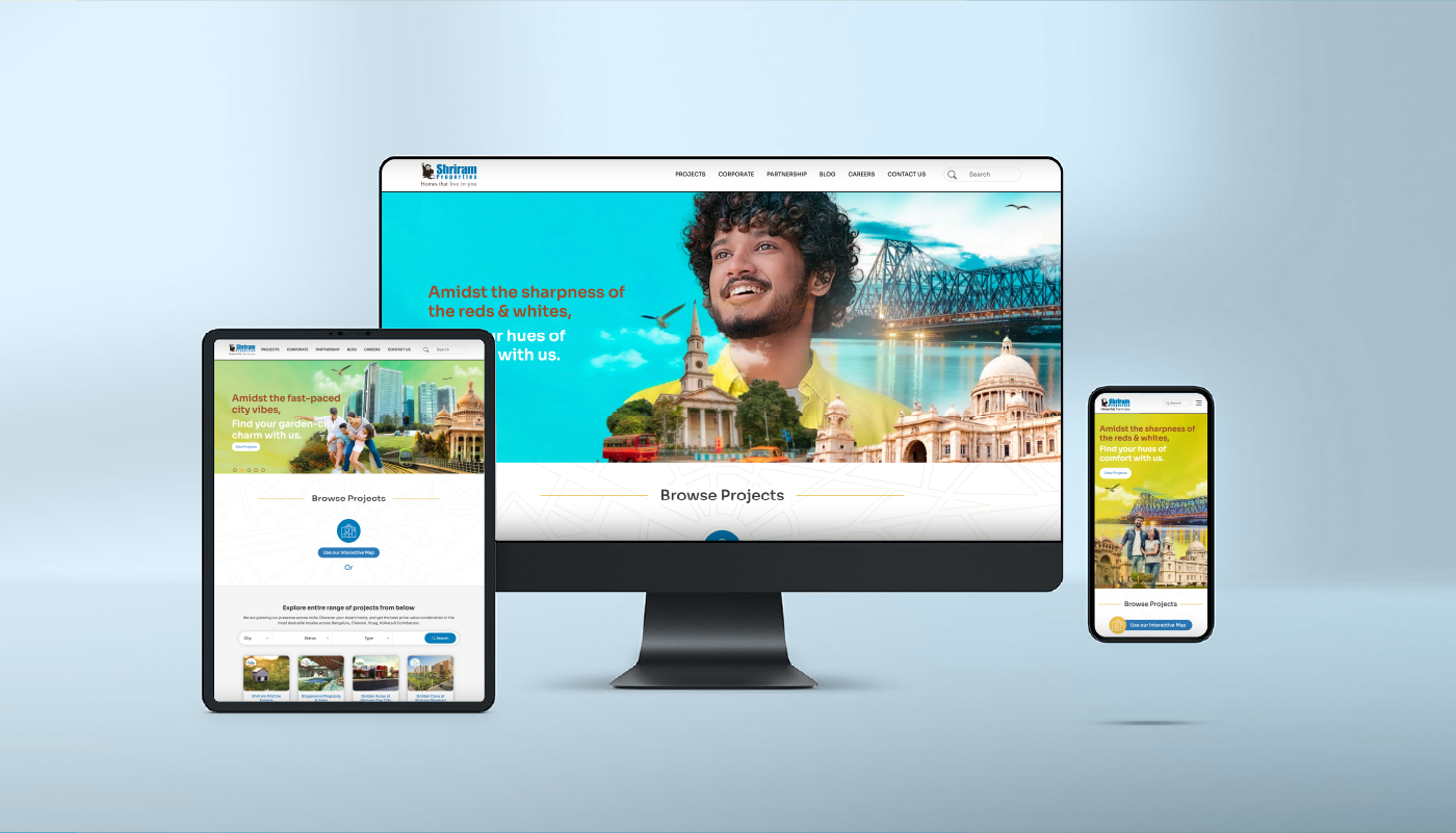 Shriram Properties – Creative advertisement designing service by 4AM